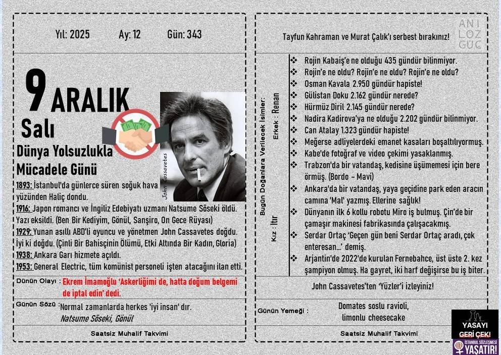 Dünya Yolsuzlukla Mücadele Günü 1